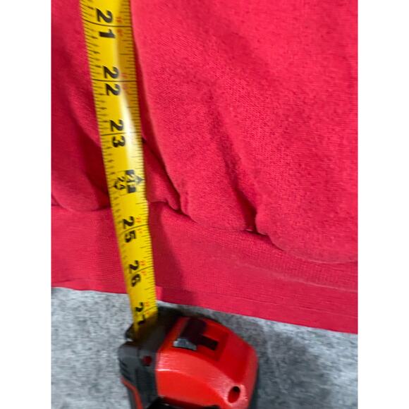 VINTAGE NBA Chicago Bulls Sweatshirt Mens XL Red Pullover Basketball Sports 90s - Picture 3 of 6